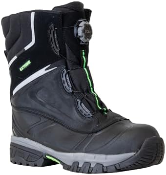 RefrigiWear Extreme Pac Boot - Insulated Cold Weather Work Boot - Waterproof, Slip-Resistant, Composite Toe - Rated to -100°F