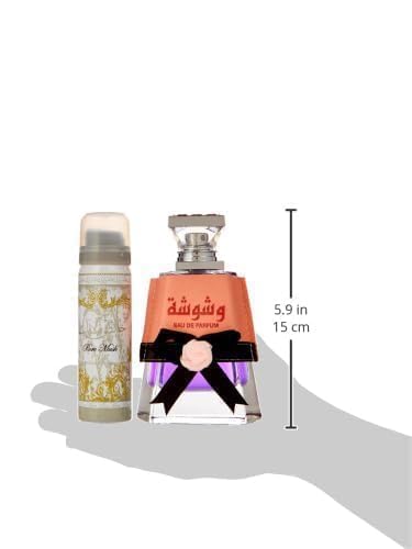 Lattafa Najdia 2 Piece Set for Men (3.4 Ounce Eau de Parfum Spray + 1.7 Ounce Deodorant Spray)