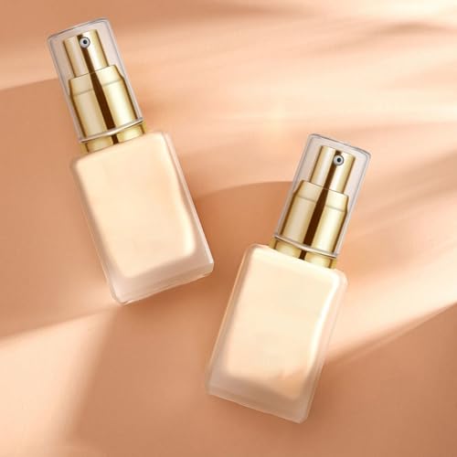 Chris.W 2Pack Foundation Pump Fit for Estee Lauder Double Wear Foundation | DW Replacement Pump Dispenser, for New and Original Bottles, Gold