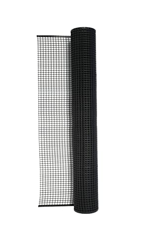 KidKusion Heavy Duty Deck Guard, Black - 10' L x 3' H | Made in USA, Indoor/Outdoor Balcony and Stairway Deck Rail Safety Net, Child Safety