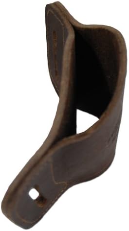 New Barsony Quick Slide Gun OWB Brown Leather Holster for Compact 9mm 40 45 Pistols