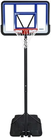 Lifetime Portable Outdoor Basketball Hoop, 42 Inch Backboard, 7.5-10 Ft Telescoping Height Adjust