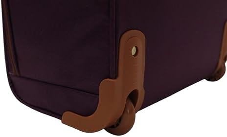 Steve Madden Designer 15 Inch Carry on Suitcase- Small Weekender Overnight Business Travel Luggage- Lightweight 2- Rolling Spinner Wheels Under Seat Bag for Women(Legends Teal)