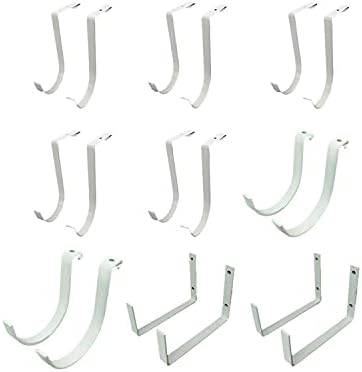 SafeRacks Heavy Duty White Steel Garage Accessory Hook Package