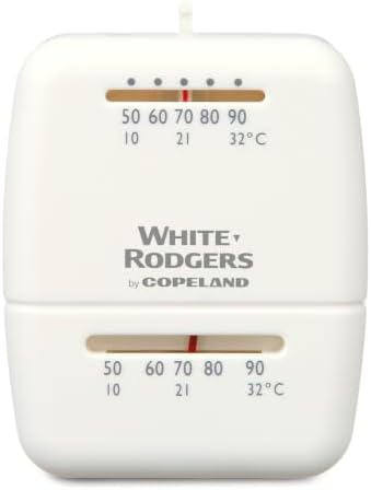 White-Rodgers Snap Action Thermostat, Cool Only, 1C21-101