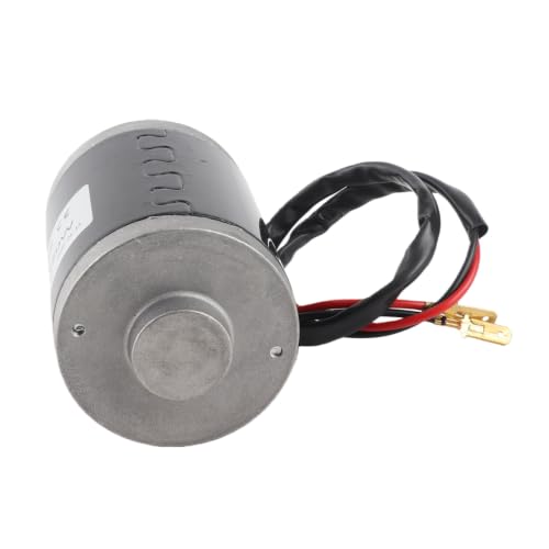 Electric Brushed Motor, 12V 120W High-Speed Compact Permanent Magnet DC Gear Motor with Belt Pulley for Electric Scooters E-Bikes Robotics UAVs