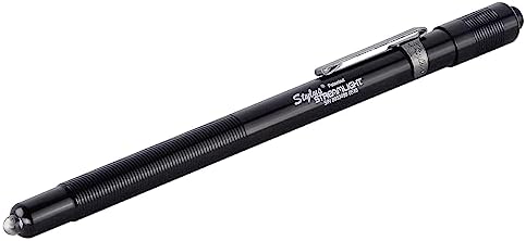 Streamlight 65006 Stylus 2-Lumen Red LED Penlight, Black | 2 lumens, runs on 3 AAAA alkaline batteries, multi-mode lighting, IPX-rated water resistant