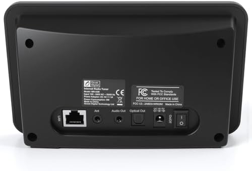 Ocean Digital WR-03M Internet Radio Receiver (No Built-in Speaker) with Bluetooth, FM, Wi-Fi, LAN, Optical & Line Out, UPnP/DLNA Streaming