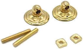 2 Eyelet Post with Back Plates for Furniture Pulls Antique Pulls Bails Victorian Post for Pulls Antique Eyelet for Bail Handles - Drawer Pull Post