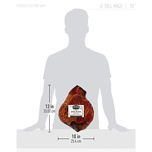 Frick's Supertrim Whole Bone-In Ham, Hickory Smoked