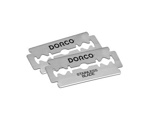 Dorco Platinum ST300 Stainless Steel Razor Blades - Pack of 10 Blades