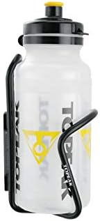 Topeak Shuttle Cage AL Water Bottle Cage – Durable Tubular Aluminum Design for Road & MTB Use, Lightweight 1.72 oz, Secure Bottle Retention