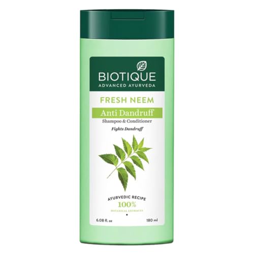 Biotique Bio Neem Margosa Anti Dandruff Shampoo and Conditioner, 180ml