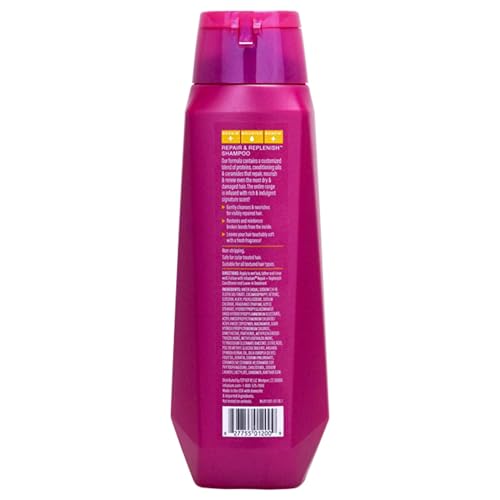 Infusium Repair and Replenish Nourishing Shampoo - Hydrating and Clarifying Shampoo for Build Up - Ceramides, Keratin, and Argan Oil - 13.5 oz