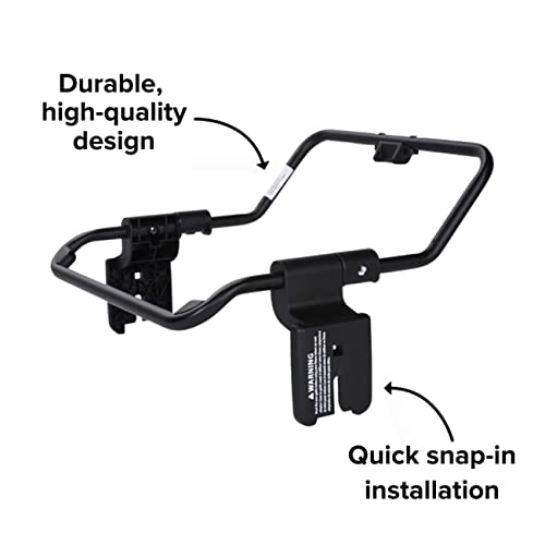 Diono Quantum Car Seat Adapter, Compatible with Nuna/Maxi/Cybex/Uppa Infant Baby Car Seats, Durable, Attachment for Travel System