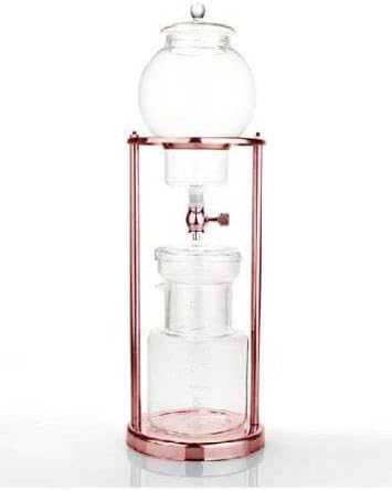 NISPIRA Luxury Ice Cold Brew Dripper Coffee Maker in Stainless steel, 600 ml Copper
