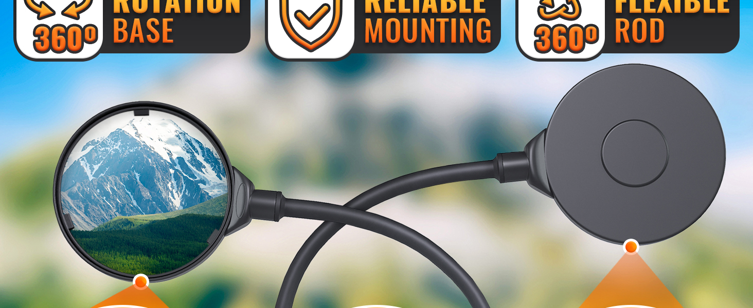 handlebar bike mirror motorcycle mirrors for handlebars bike handlebars skateboard mirror ski mirror