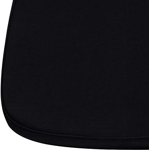 Flash Furniture Soft Black Fabric Chiavari Chair Cushion | Soft Fabric, Hook and Loop Fastener, Replacement Cushion
