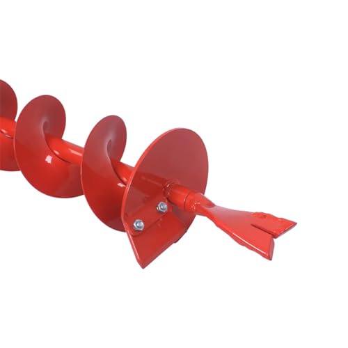 THUNDERBAY 6 Inch Diameter 36 Inch Long Earth Auger Bit with Fishtail Point and Patent Shock Spring