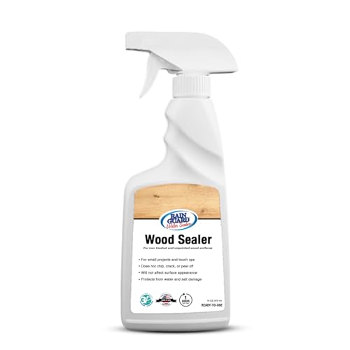 Rain Guard Wood Sealer Concentrate | Makes 2 Gallon | Protects Wood from Water Damage, Rotting, and Stains | Water Based Silane/Siloxane | Eco-Friendly | VOC-Free | Natural Finish