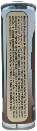 8oz Cedar Oil Can - Essential Eastern Red Cedar Wood (Juniperus Virginiana) Oil - Fox Creek Cedar Oil