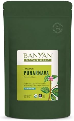 Banyan Botanicals Punarnava Powder – Organic Punarnava (Boerhavia Diffusa) – Traditional Support for Healthy Weight Management* – ½ lb. –