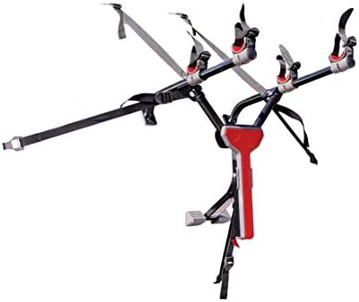 Allen Sports Ultra Compact Folding 1-Bike Trunk Mount Rack, Model MT1-B, Gray powder coated