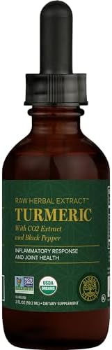 Turmeric Curcumin Liquid Drops with Black Pepper, Joint & Digestive (2 Oz) | Global Healing Turmeric Curcumin Black Pepper Joint Mobility Relief
