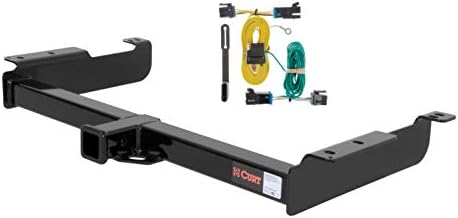 CURT 99316 Class 3 Trailer Hitch, 2-Inch Receiver, 4-Pin Wiring Harness, Select Chevrolet Express, GMC Savana 1500, 2500, 3500