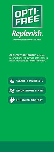 OPTI-FREE Replenish Multi-Purpose Contact Lens Solution, 10 Fl Oz
