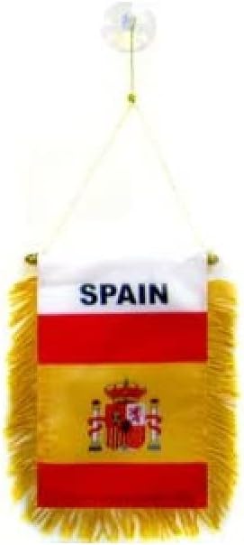 AZ FLAG Nicaragua Pennant 4x6 in 100D Polyester Suction Cup | Outdoor use Nicaraguan 15x10 cm triangular pennant stitched edges and reinforced finish