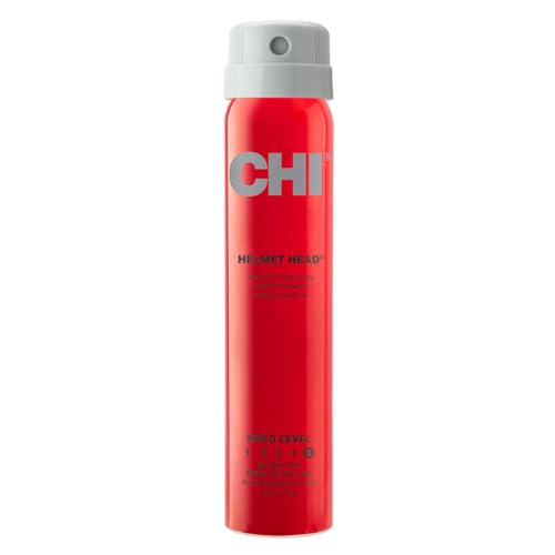 CHI Helmet Head Extra Firm Hairspray, Protects Against Humidity & Creates Voluminous Hairstyles, Sulfate & Paraben-Free, 2.6 Oz