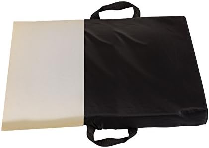 DMI Comfort Seat Cushion for Soft and Firm Support on Wheelchairs, Office Chairs, Dining Chairs and Stadium Seats, Standard Foam, 16 x 16 x 4, Black