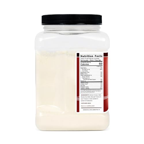 Hoosier Hill Farm Real Butter Powder, 1LB (Pack of 1)