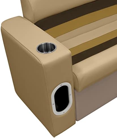 Wise 8WD112-204 Deluxe Series Pontoon Right Arm Rest, White