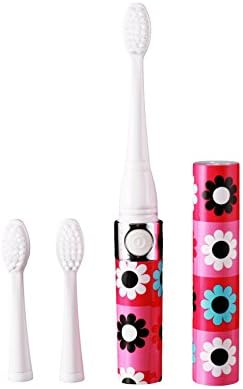 Electric Toothbrush HI-923 Flower Polka Dot (Portable/Travel Size)