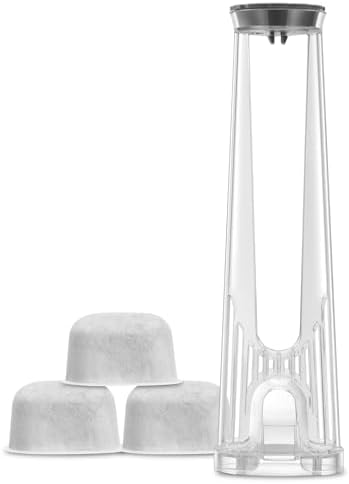 Water Filter Replacement Starter Kit for Keurig 2.0 | Tall Filter Holder and 3 Water Filters, Fits K-Classic, K-Express, K-Supreme, K-Slim, K-Iced