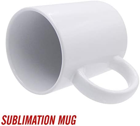 Rockin Gear Sublimation Mugs 11 oz, 36 Pack Blank Bulk Sublimation Coffee Mug, Ceramic White Taza para Sublimar