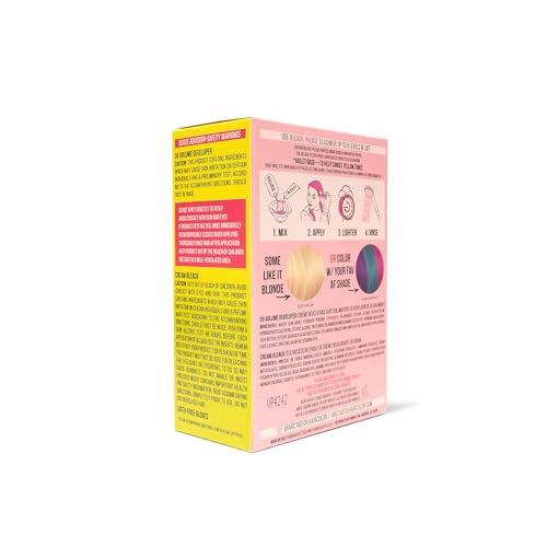 ARCTIC FOX Bleach Please Hair Bleach Kit - Vegan Cream Lightener - 6 oz Kit