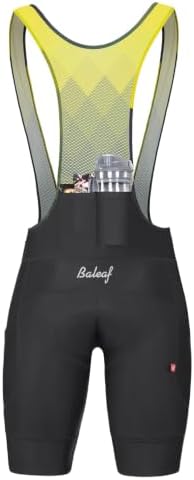 baleaf Mens 4D Padded Cycling Bib Shorts Bicycle Biking Bibs