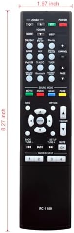 RC-1189 Replaced Remote fit for Denon AV Receiver AVR-S700W AVR-S710W