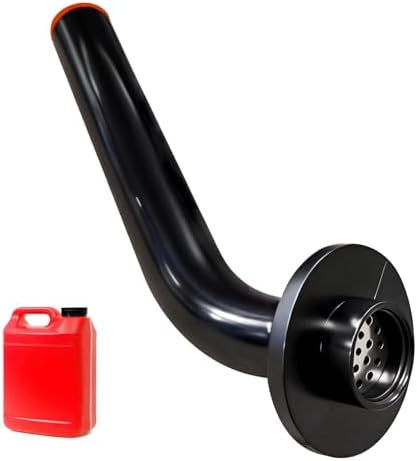1-Pack No Cap Gas Can Spout with Rubber Stopper Compatible with Eagle and Jerry Cans 1.5, Missing Cap Gas Can Replacement Spouts