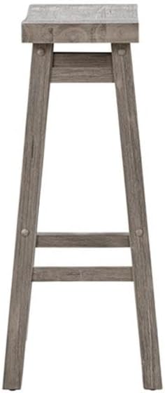 Boraam Sonoma Saddle Stool, Chestnut