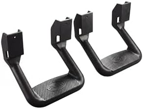 Bully BBS-1103 Truck Black Powder Coated Side Step Set, 2 Pieces (1 Pair), Includes Mounting Brackets - Fits Various Trucks from Chevy (Chevrolet)