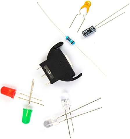 PCB Repair kit for SEGA Dreamcast Controller Ports, Battery Holder, Fuse Capacitor, Resistor, Capacitor (Battery Holder 1pcs)