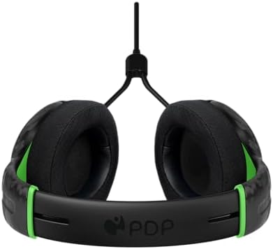 PDP Gaming AIRLITE Xbox Headset with Noise-Cancelling Microphone, Licensed Microsoft Series X|S, Xbox One Accessories, PC/Windows 10/11, Lightweight Wired Power Stereo headphones - Black