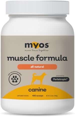 MYOS Canine Muscle Formula - Dog Muscle Builder & Mobility Support - 180 g