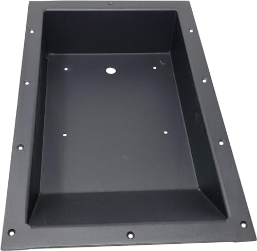 R&R Design Recessed Easy Boat Trolling Motor Pan, Powder Coated Aluminum Foot Pedal Control Tray