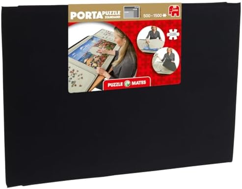Jumbo, Puzzle Mates, Portapuzzle - Standard 1,500 Piece Jigsaw Storage Board Case, Jigsaw Puzzle Accessories, Puzzle Storage