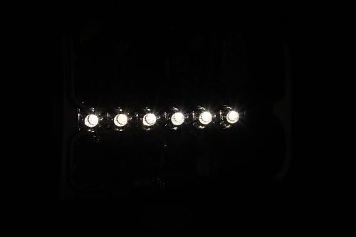 ANZO USA 111106 Ford Black Amber Headlight Assembly - (Sold in Pairs)